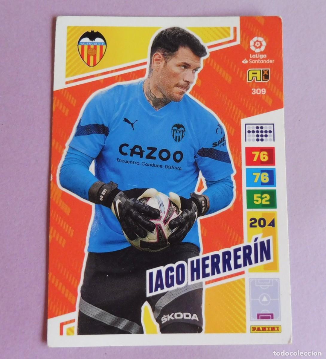Cromos de F&uacute;tbol: CROMO PANINI ADRENALYN - LIGA SANTANDER 2022/23 - N&Uacute;M 309 - IAGO HERRER&Iacute;N