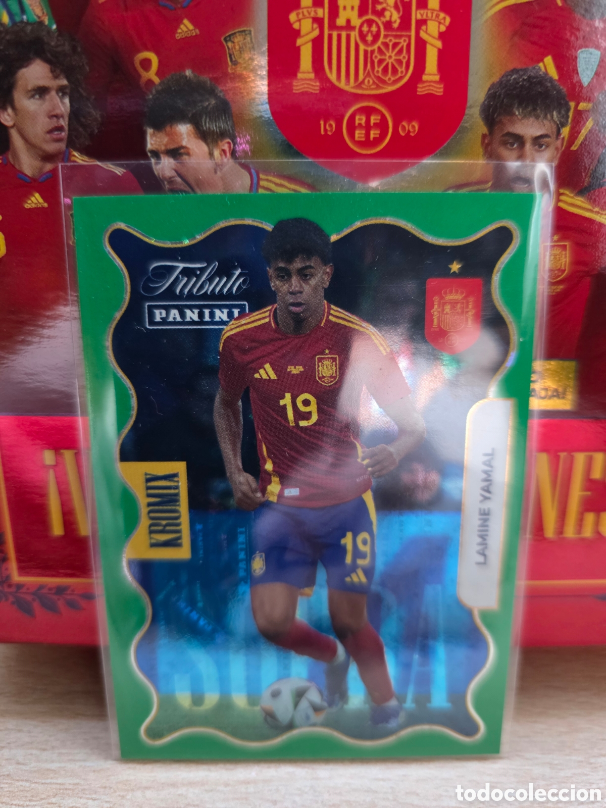 Cromos de F&uacute;tbol: Lamine Yamal supra kromix green