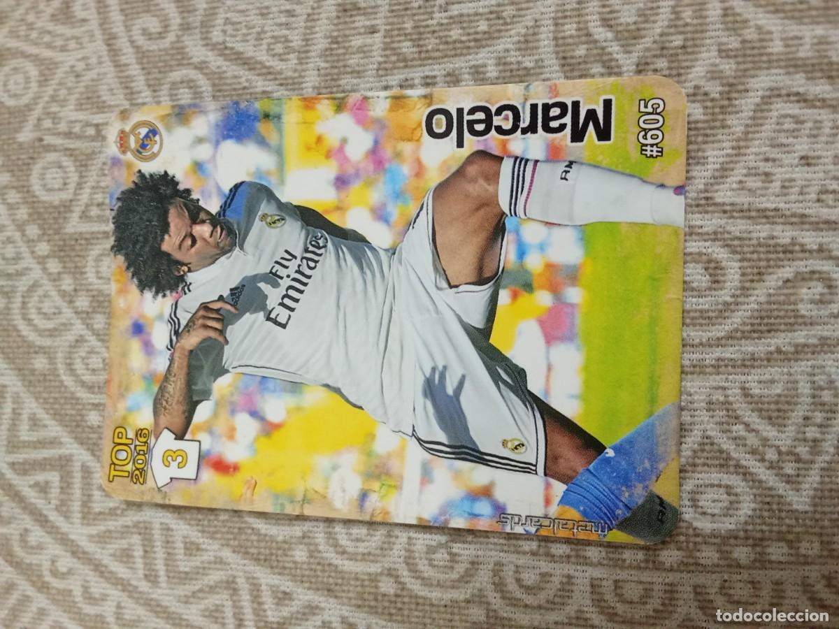 Cromos de F&uacute;tbol: 605 Marcelo top 2016 mate las fichas quiz de la liga 2016