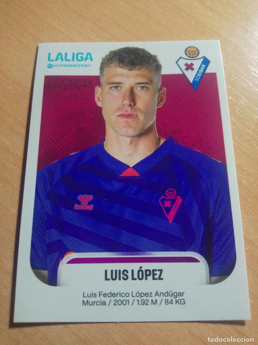 Cromos de Futebol: 195 LUIS LOPEZ DEL EIBAR 2&ordf; DIVISION HYPERMOTION 25 26 PANINI 2025 2026 NUEVO