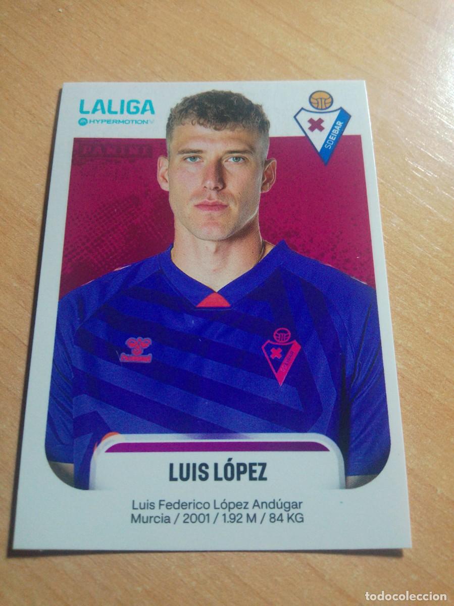 Cromos de f&uacute;tbol: 195 LUIS LOPEZ DEL EIBAR 2&ordf; DIVISION HYPERMOTION 25 26 PANINI 2025 2026 NUEVO