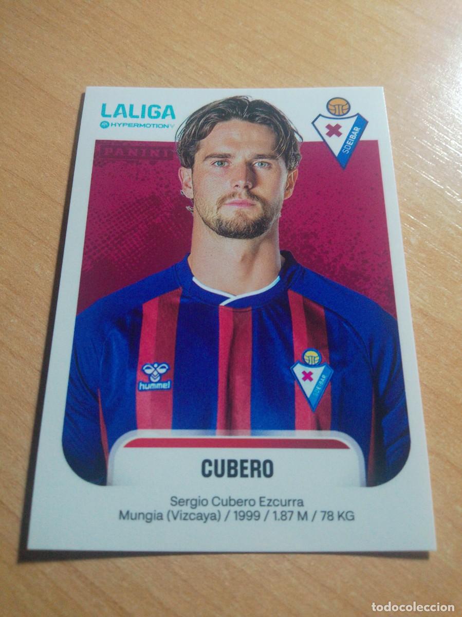 Cromos de f&uacute;tbol: 196 CUBERO DEL EIBAR 2&ordf; DIVISION HYPERMOTION 25 26 PANINI 2025 2026 NUEVO