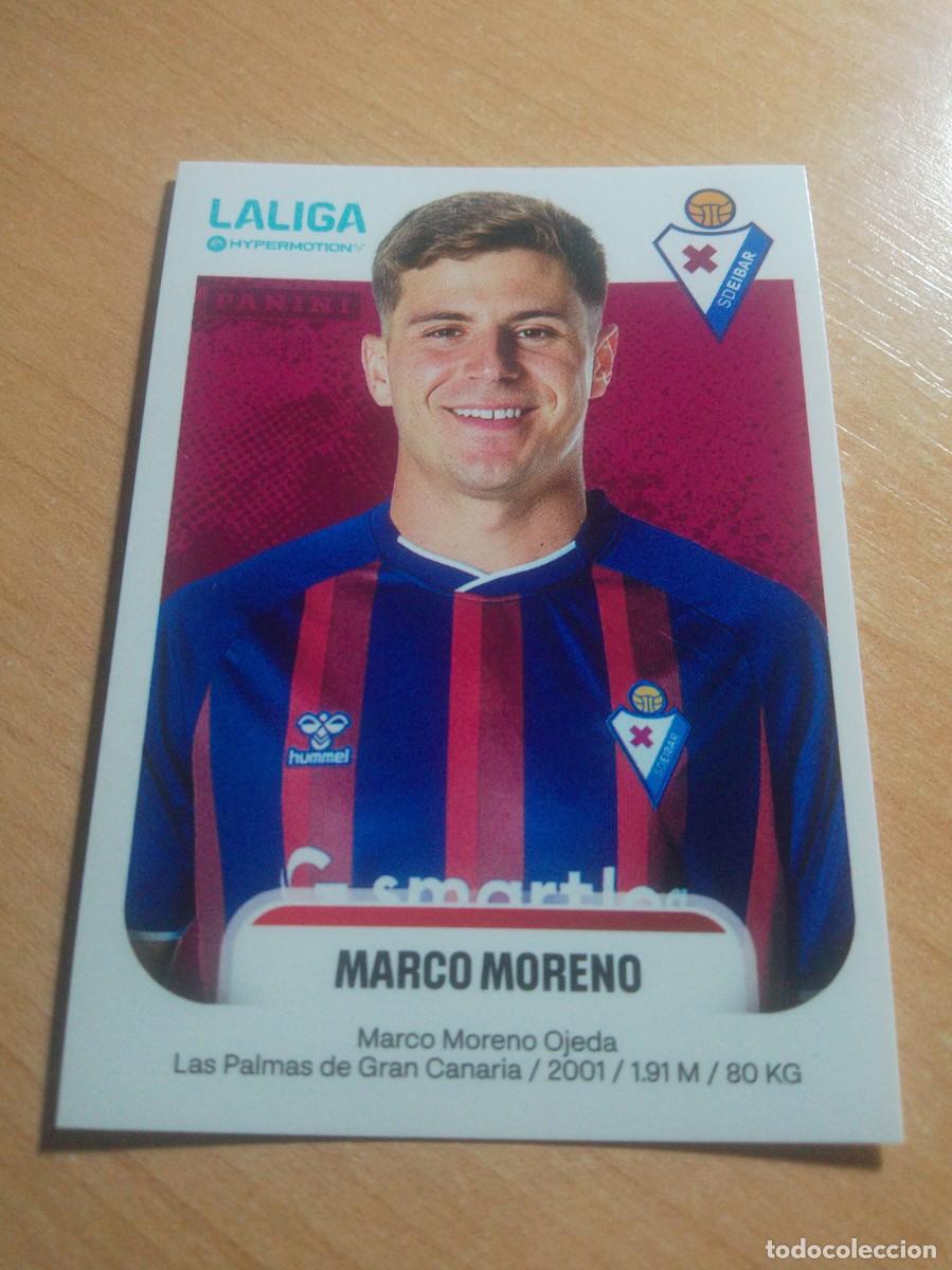Cromos de f&uacute;tbol: 197 MARCO MORENO DEL EIBAR 2&ordf; DIVISION HYPERMOTION 25 26 PANINI 2025 2026 NUEVO