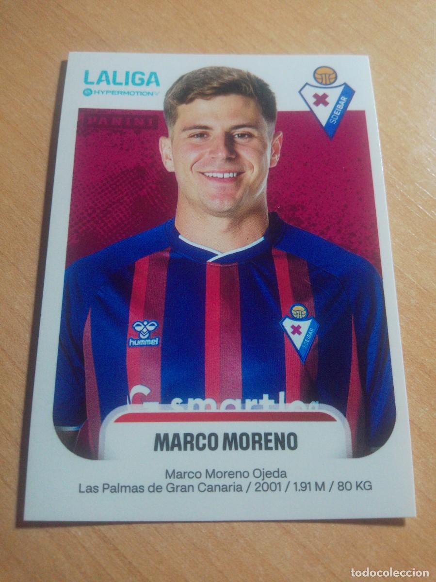 Cromos de f&uacute;tbol: 197 MARCO MORENO DEL EIBAR 2&ordf; DIVISION HYPERMOTION 25 26 PANINI 2025 2026 NUEVO