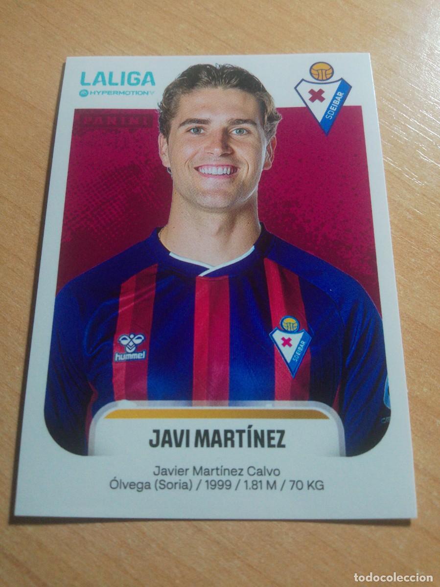 Cromos de f&uacute;tbol: 203 JAVI MARTINEZ DEL EIBAR 2&ordf; DIVISION HYPERMOTION 25 26 PANINI 2025 2026 NUEVO