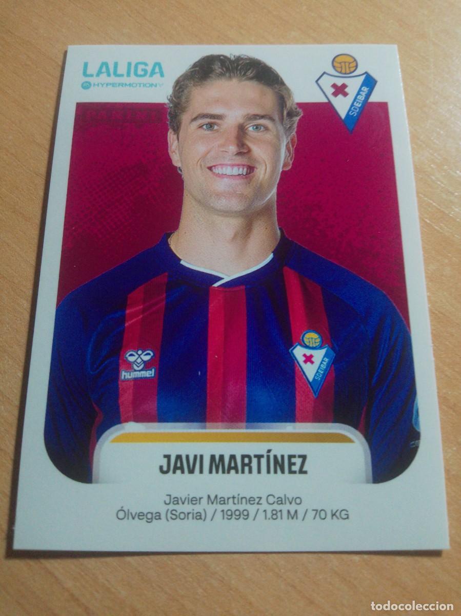 Cromos de f&uacute;tbol: 203 JAVI MARTINEZ DEL EIBAR 2&ordf; DIVISION HYPERMOTION 25 26 PANINI 2025 2026 NUEVO