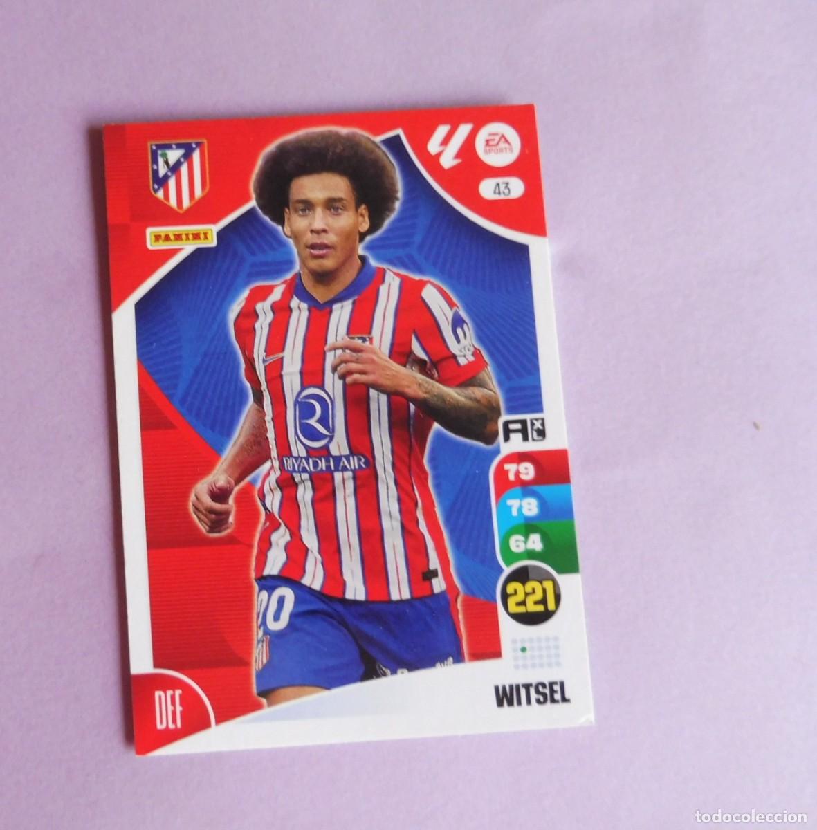 Cromos de F&uacute;tbol: CROMO PANINI ADRENALYN - LIGA SANTANDER 2024/25 - N&Uacute;M 43 - WITSEL
