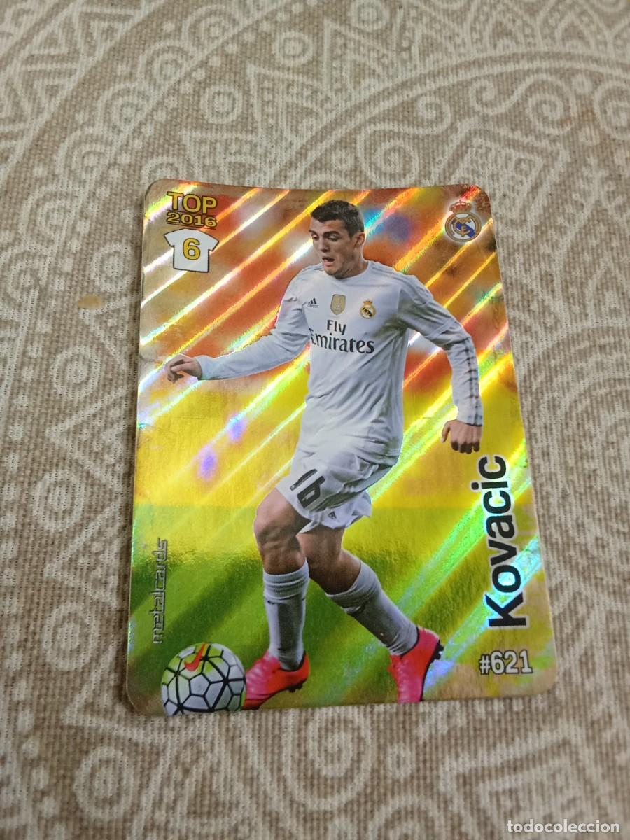Cromos de F&uacute;tbol: 621 kovacic 6 top 2016 rayas diagonales las fichas de la liga 2016