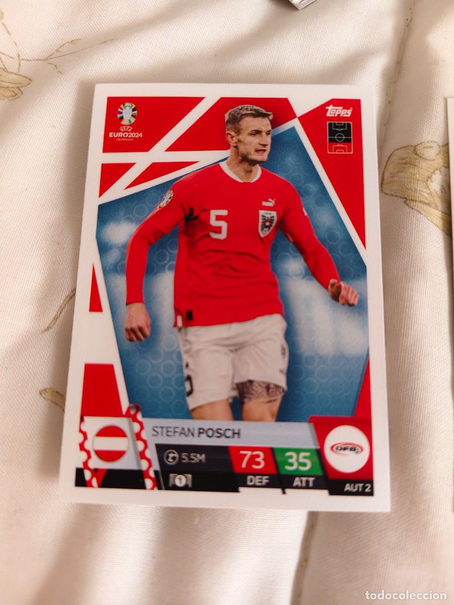 Cromos de F&uacute;tbol: AUT 2 AUT2 EURO 2024 TOPPS STEFAN POSCH AUSTRIA MATCH ATTAX 24 EUROCOPA