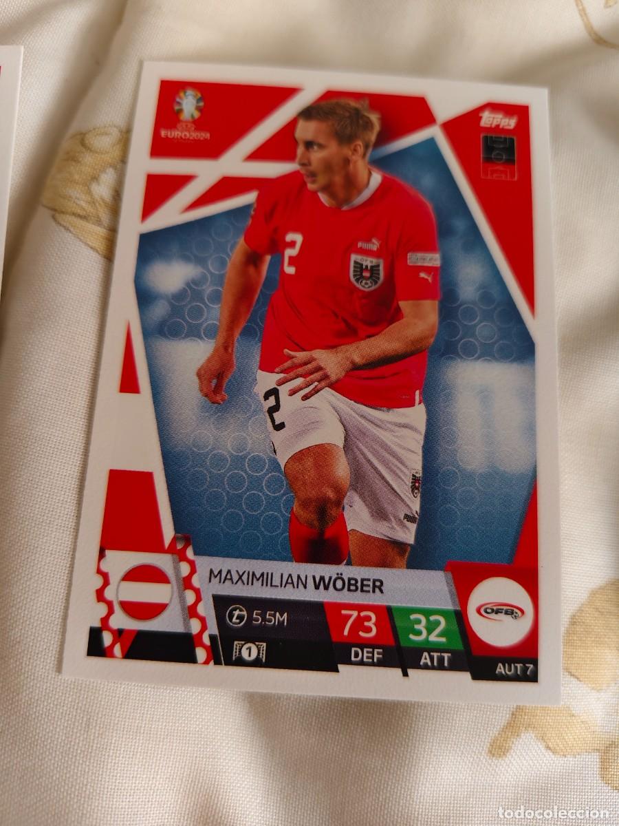 Cromos de F&uacute;tbol: AUT 7 AUT7 EURO 2024 TOPPS MAXIMILIAN W&Ouml;BER AUSTRIA MATCH ATTAX 24 EUROCOPA