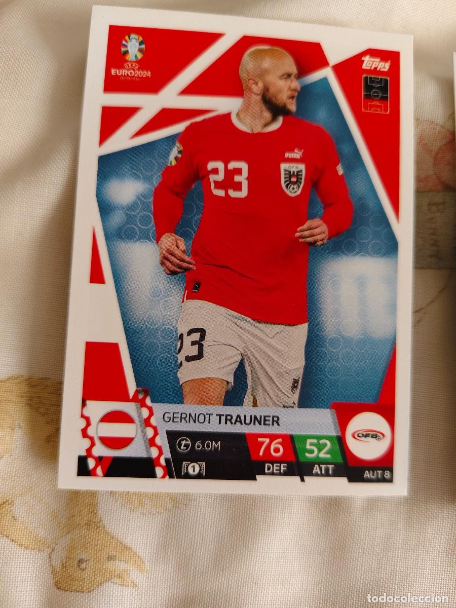 Cromos de F&uacute;tbol: AUT 8 AUT8 EURO 2024 TOPPS GERNOT TRAUNER AUSTRIA MATCH ATTAX 24 EUROCOPA