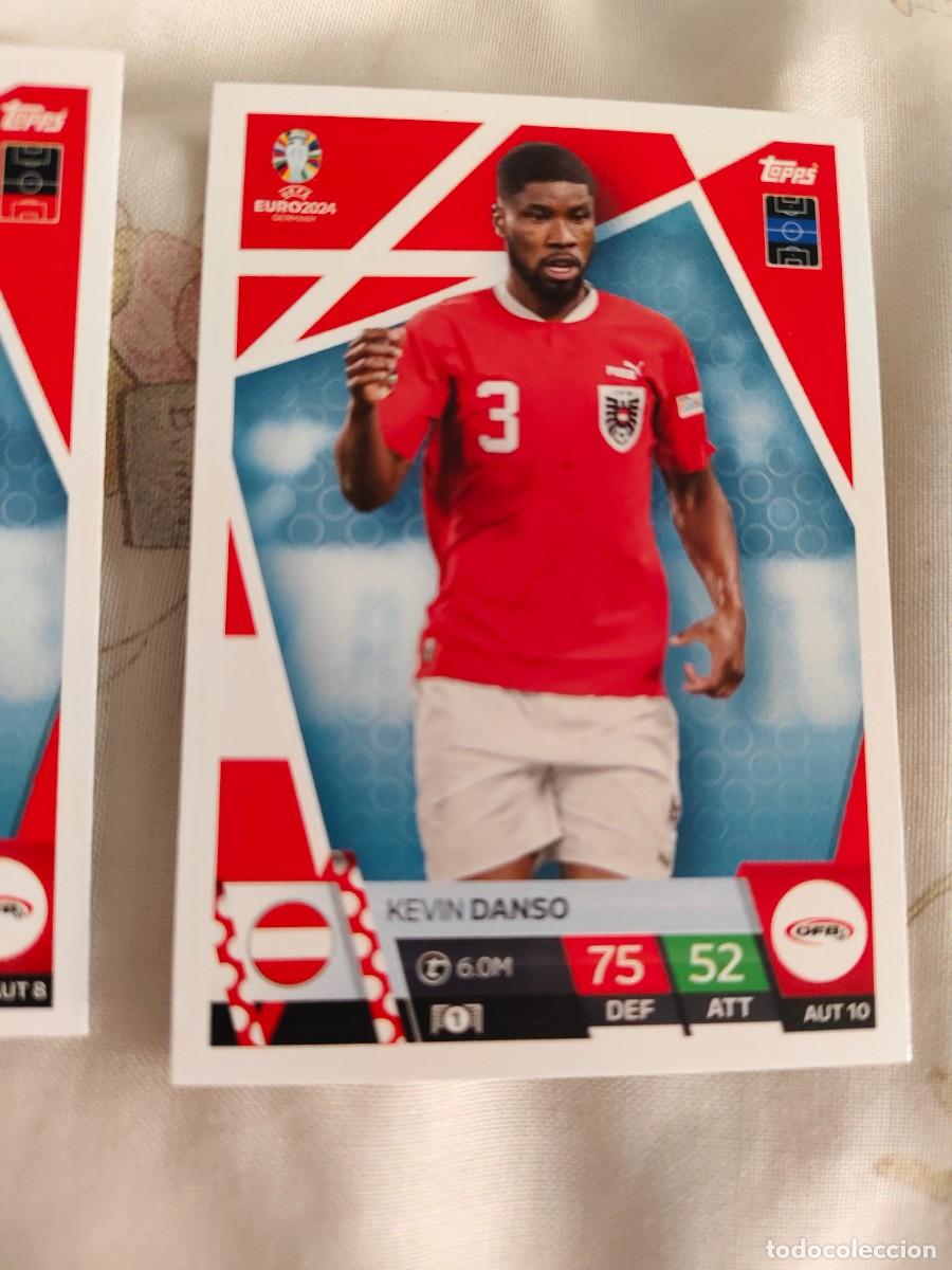 Cromos de F&uacute;tbol: AUT 10 AUT10 EURO 2024 TOPPS KEVIN DANSO AUSTRIA MATCH ATTAX 24 EUROCOPA