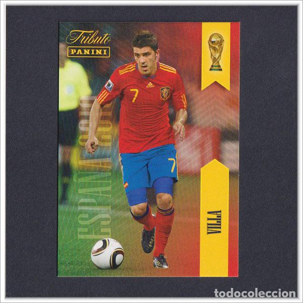 Cromos de F&uacute;tbol: TRIBUTO SELECCI&Oacute;N ESPA&Ntilde;OLA 2010 2026 PANINI DAVID VILLA 7 ESPA&Ntilde;A COLECCI&Oacute;N LIGA ALBUM MUNDIAL