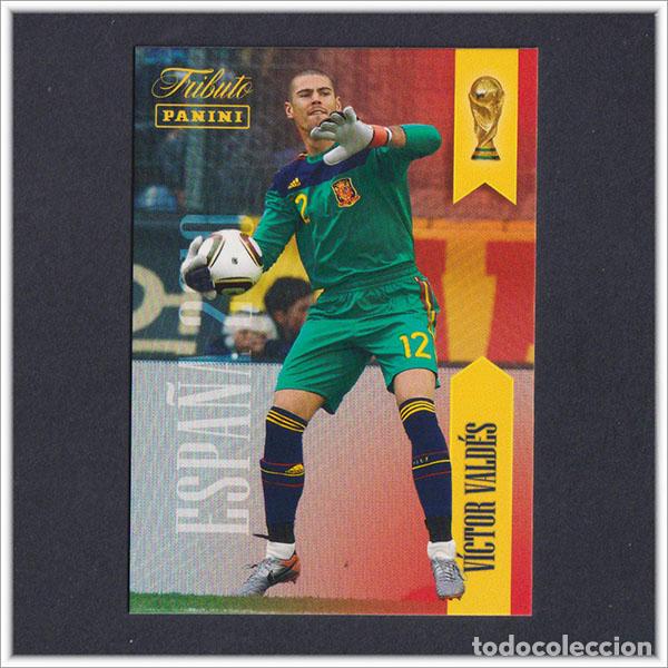 Cromos de f&uacute;tbol: TRIBUTO SELECCI&Oacute;N ESPA&Ntilde;OLA 2010 2026 PANINI VICTOR VALDES 12 ESPA&Ntilde;A COLECCI&Oacute;N LIGA ALBUM MUNDIAL