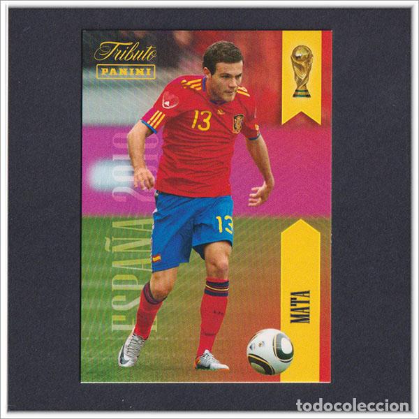 Cromos de f&uacute;tbol: TRIBUTO SELECCI&Oacute;N ESPA&Ntilde;OLA 2010 2026 PANINI JUAN MATA 13 ESPA&Ntilde;A COLECCI&Oacute;N LIGA ALBUM MUNDIAL