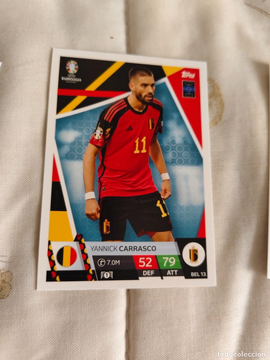 Cromos de F&uacute;tbol: BEL 13 BEL13 EURO 2024 TOPPS YANNICK CARRASCO B&Eacute;LGICA MATCH ATTAX 24 EUROCOPA