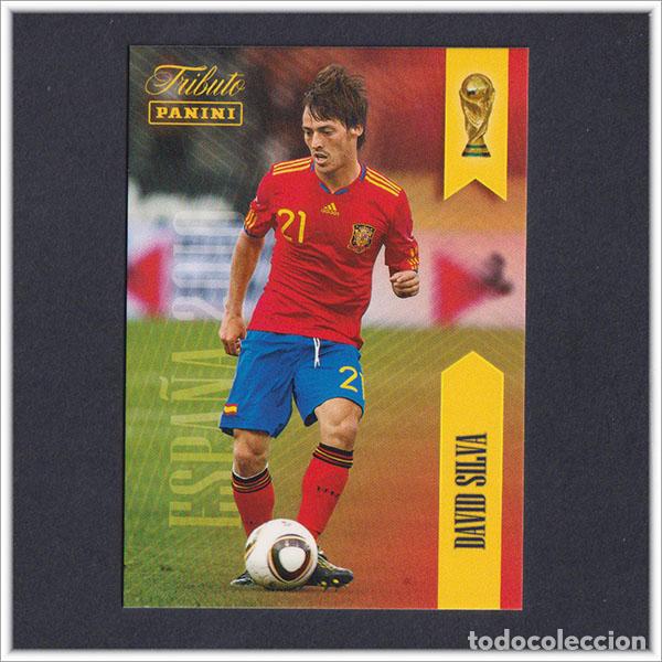 Cromos de F&uacute;tbol: TRIBUTO SELECCI&Oacute;N ESPA&Ntilde;OLA 2010 2026 PANINI DAVID SILVA 21 ESPA&Ntilde;A COLECCI&Oacute;N LIGA ALBUM MUNDIAL