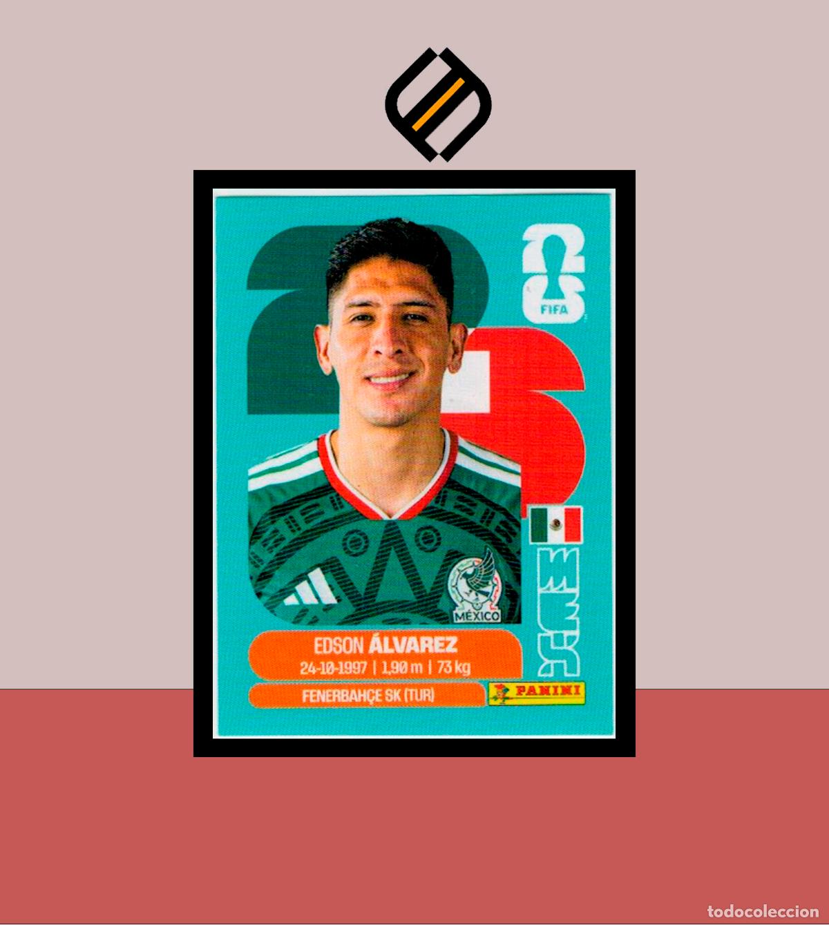 Cromos de F&uacute;tbol: PANINI FIFA CLUB WORLD CUP 2026 26 MEX 10 EDSON &Aacute;LVAREZ STICKER COLECCI&Oacute;N LIGA MUNDIAL MEX CAN USA