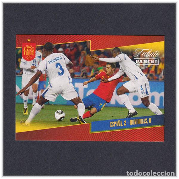 Cromos de F&uacute;tbol: TRIBUTO SELECCI&Oacute;N ESPA&Ntilde;OLA 2010 2026 PANINI DAVID VILLA 26 ESPA&Ntilde;A HONDURAS COLECCI&Oacute;N LIGA MUNDIAL