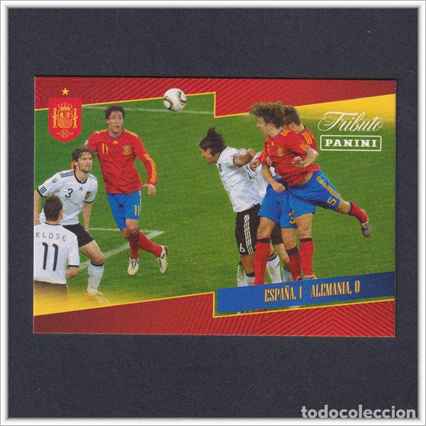 Cromos de F&uacute;tbol: TRIBUTO SELECCI&Oacute;N ESPA&Ntilde;OLA 2010 2026 PANINI PUYOL 30 ESPA&Ntilde;A ALEMANIA COLECCI&Oacute;N LIGA MUNDIAL