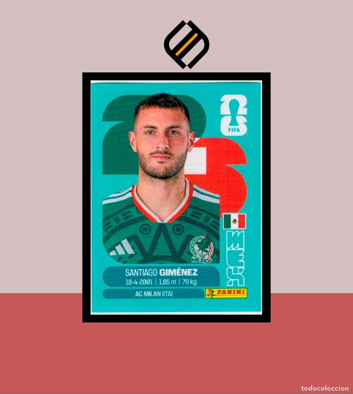 Cromos de F&uacute;tbol: PANINI FIFA CLUB WORLD CUP 2026 26 MEX 16 SANTIAGO GIM&Eacute;NEZ STICKER COLECCI&Oacute;N LIGA MUNDIAL CAN USA
