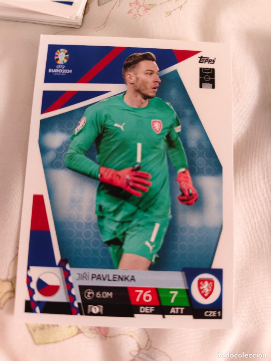 Cromos de F&uacute;tbol: CZE 1 CZE1 EURO 2024 TOPPS JIŘ&Iacute; PAVLENKA REP. CHECA MATCH ATTAX 24 EUROCOPA