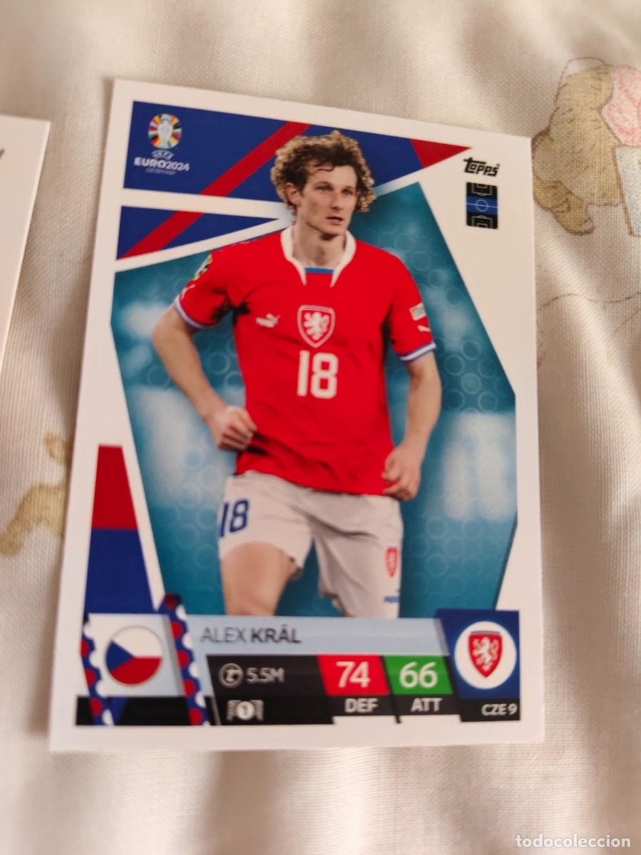 Cromos de F&uacute;tbol: CZE 9 CZE9 EURO 2024 TOPPS ALEX KR&Aacute;L REP. CHECA MATCH ATTAX 24 EUROCOPA