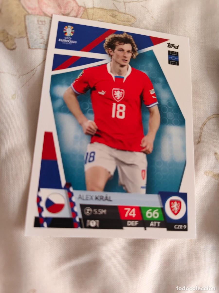 Cromos de F&uacute;tbol: CZE 9 CZE9 EURO 2024 TOPPS ALEX KR&Aacute;L REP. CHECA MATCH ATTAX 24 EUROCOPA