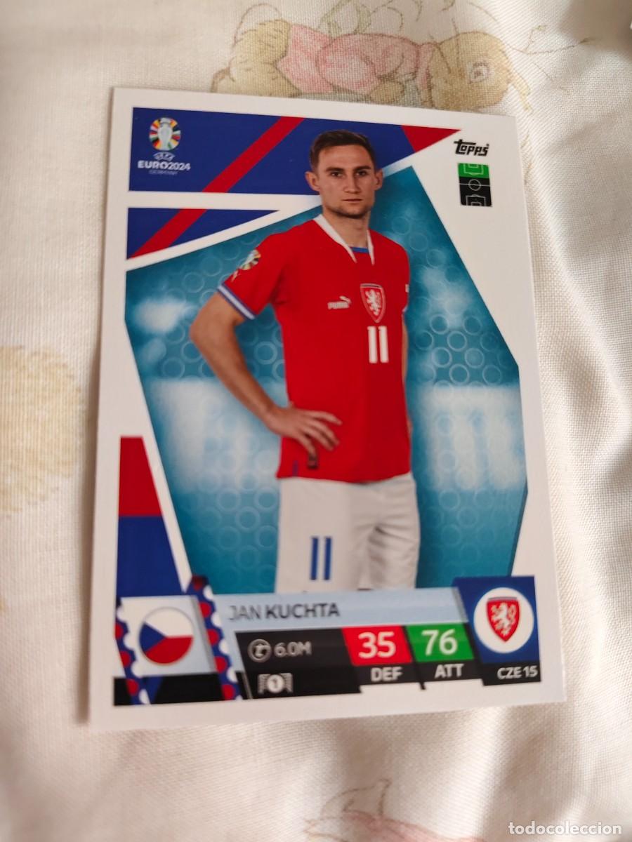 Cromos de F&uacute;tbol: CZE 15 CZE15 EURO 2024 TOPPS JAN KUCHTA REP. CHECA MATCH ATTAX 24 EUROCOPA