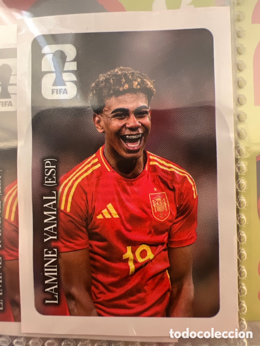 Cromos de F&uacute;tbol: LAMINE YAMAL ESPA&Ntilde;A COCA COLA COCACOLA ⚽ PANINI FIFA MUNDIAL WORLD CUP 26 2026 STICKER ⚽Barcelona