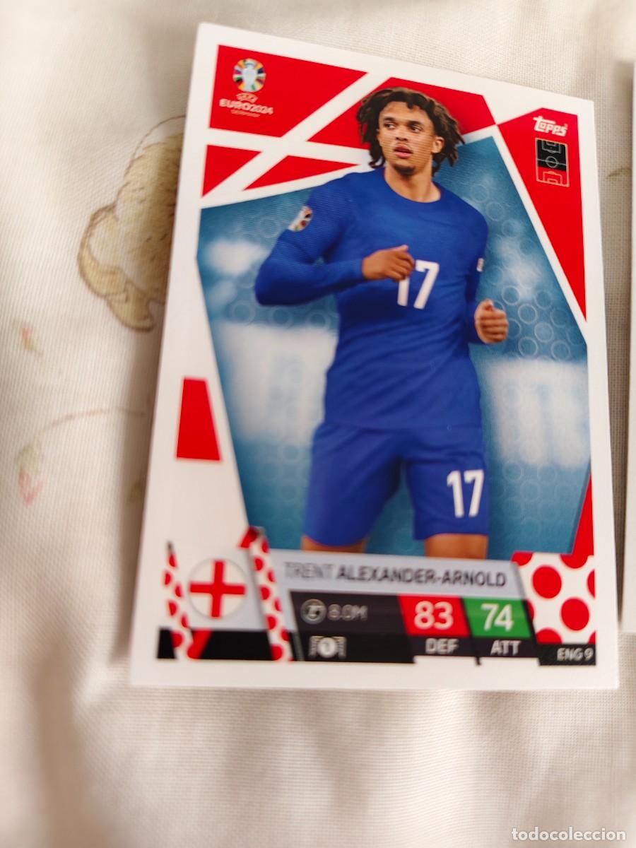 Cromos de F&uacute;tbol: ENG 9 ENG9 EURO 2024 TOPPS TRENT ALEXANDER-ARNOLD INGLATERRA MATCH ATTAX 24 EUROCOPA