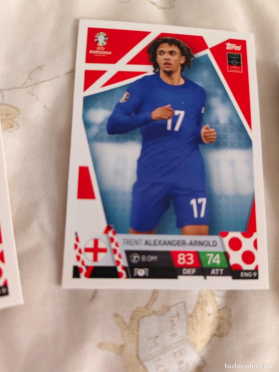 Cromos de F&uacute;tbol: ENG 9 ENG9 EURO 2024 TOPPS TRENT ALEXANDER-ARNOLD INGLATERRA MATCH ATTAX 24 EUROCOPA