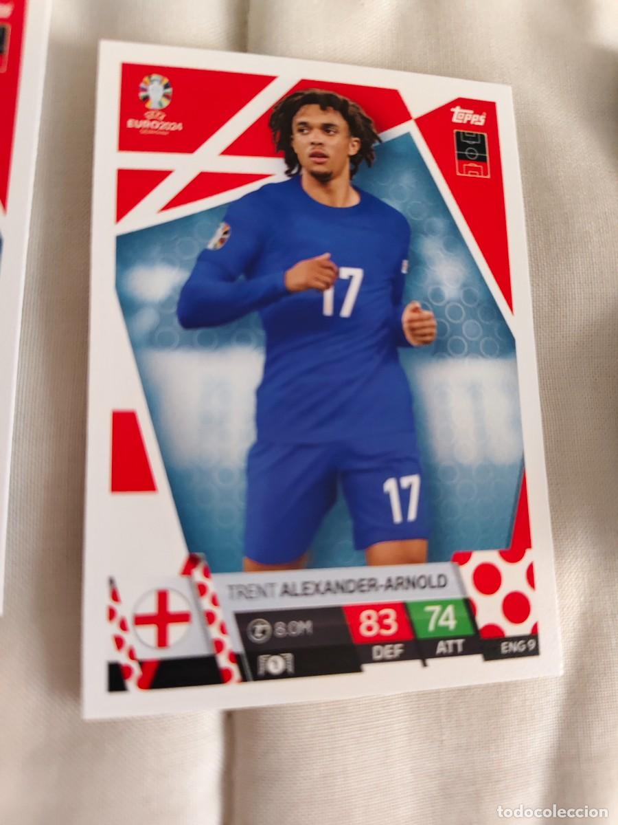 Cromos de F&uacute;tbol: ENG 9 ENG9 EURO 2024 TOPPS TRENT ALEXANDER-ARNOLD INGLATERRA MATCH ATTAX 24 EUROCOPA