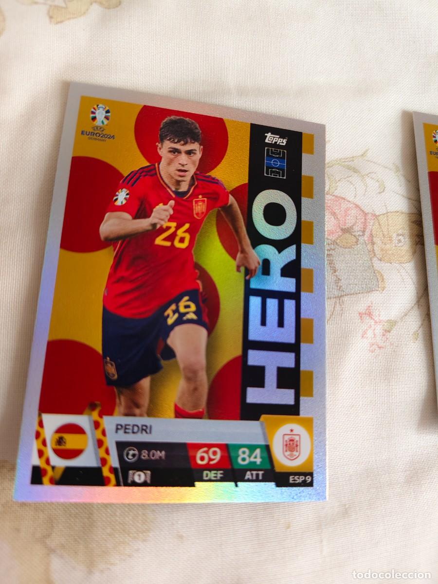 Figurine di Calcio: ESP 9 ESP9 EURO 2024 TOPPS PEDRI ESPA&Ntilde;A MATCH ATTAX 24 EUROCOPA HERO