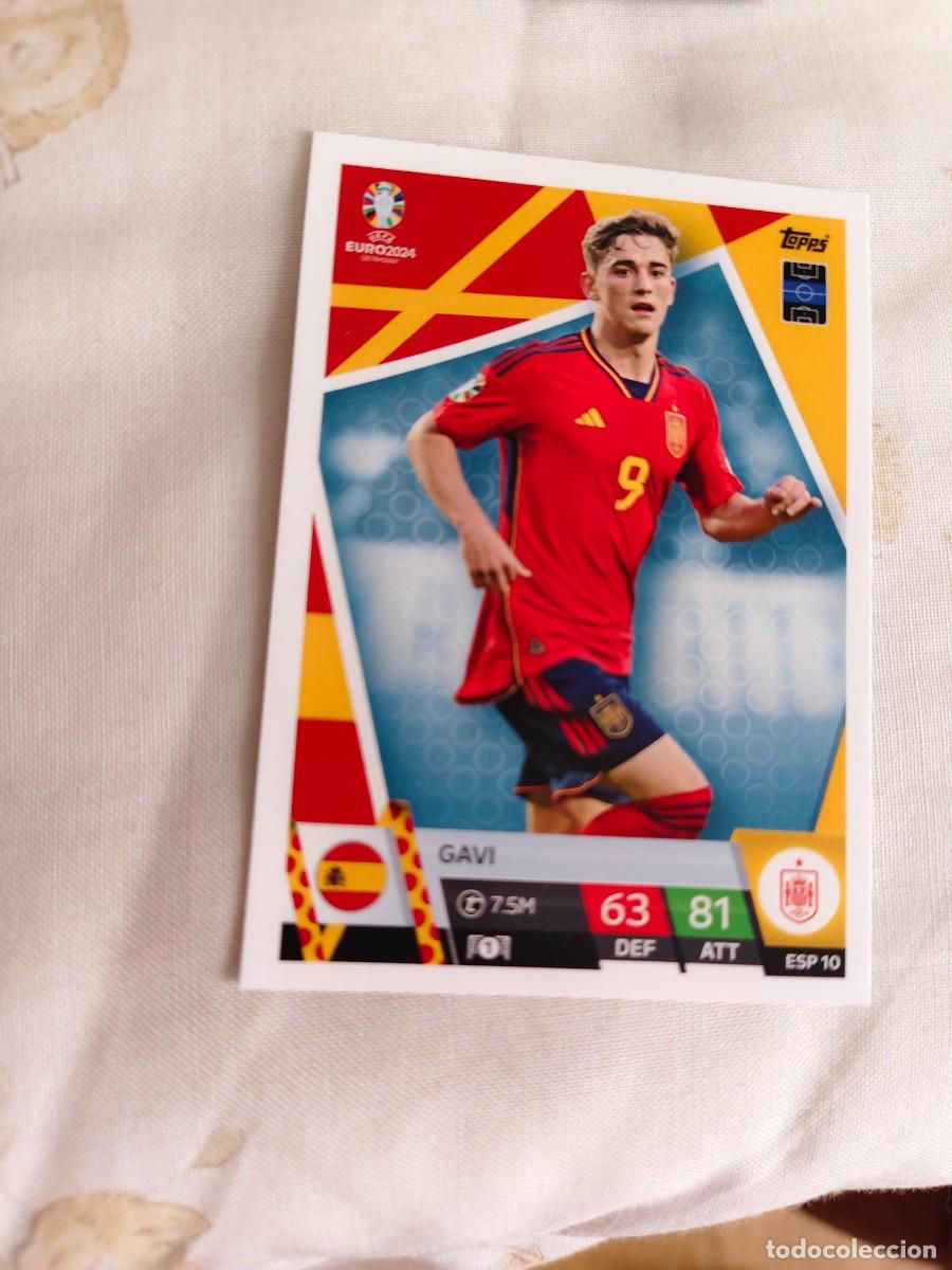 Figurine di Calcio: ESP 10 ESP10 EURO 2024 TOPPS GAVI ESPA&Ntilde;A MATCH ATTAX 24 EUROCOPA
