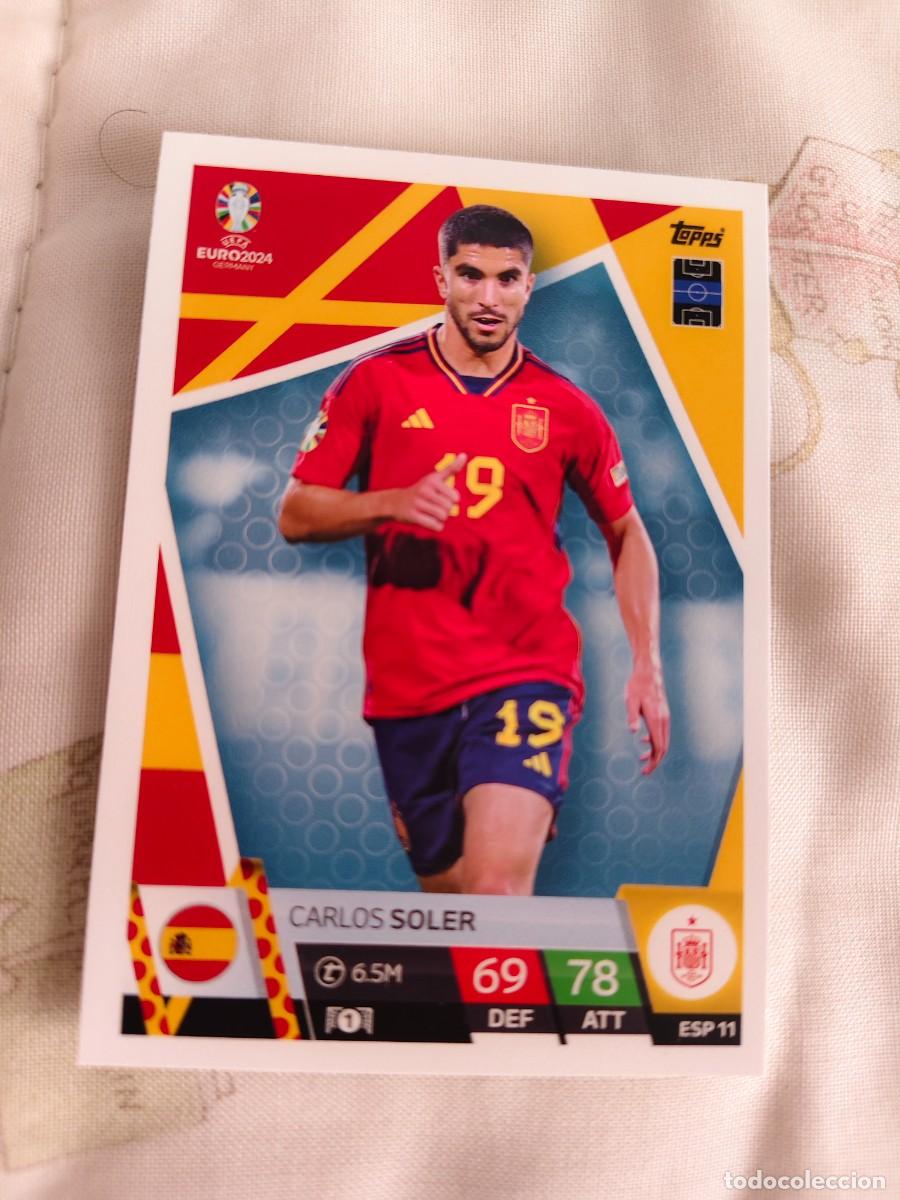 Figurine di Calcio: ESP 11 ESP11 EURO 2024 TOPPS CARLOS SOLER ESPA&Ntilde;A MATCH ATTAX 24 EUROCOPA