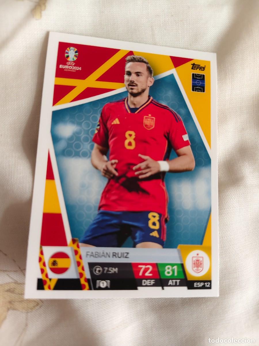 Figurine di Calcio: ESP 12 ESP12 EURO 2024 TOPPS FABI&Aacute;N RUIZ ESPA&Ntilde;A MATCH ATTAX 24 EUROCOPA