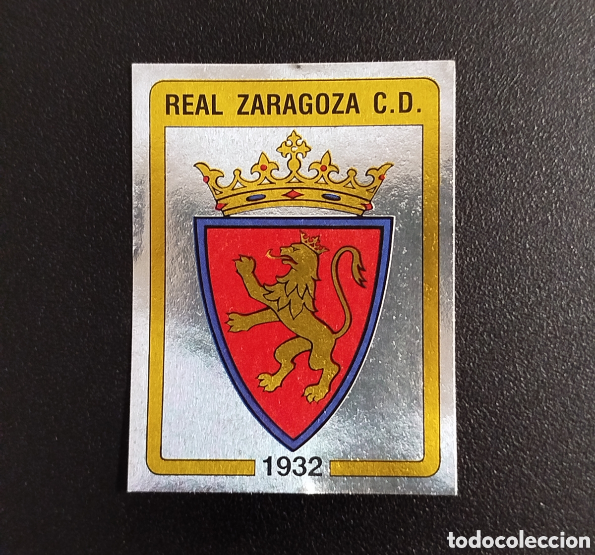 Fu&szlig;ball-Sticker: ESCUDO REAL ZARAGOZA PANINI FUTBOL 87 1987 (1986) NUEVO SIN PEGAR NUNCA PEGADO # 324 CROMO ADHESIVO