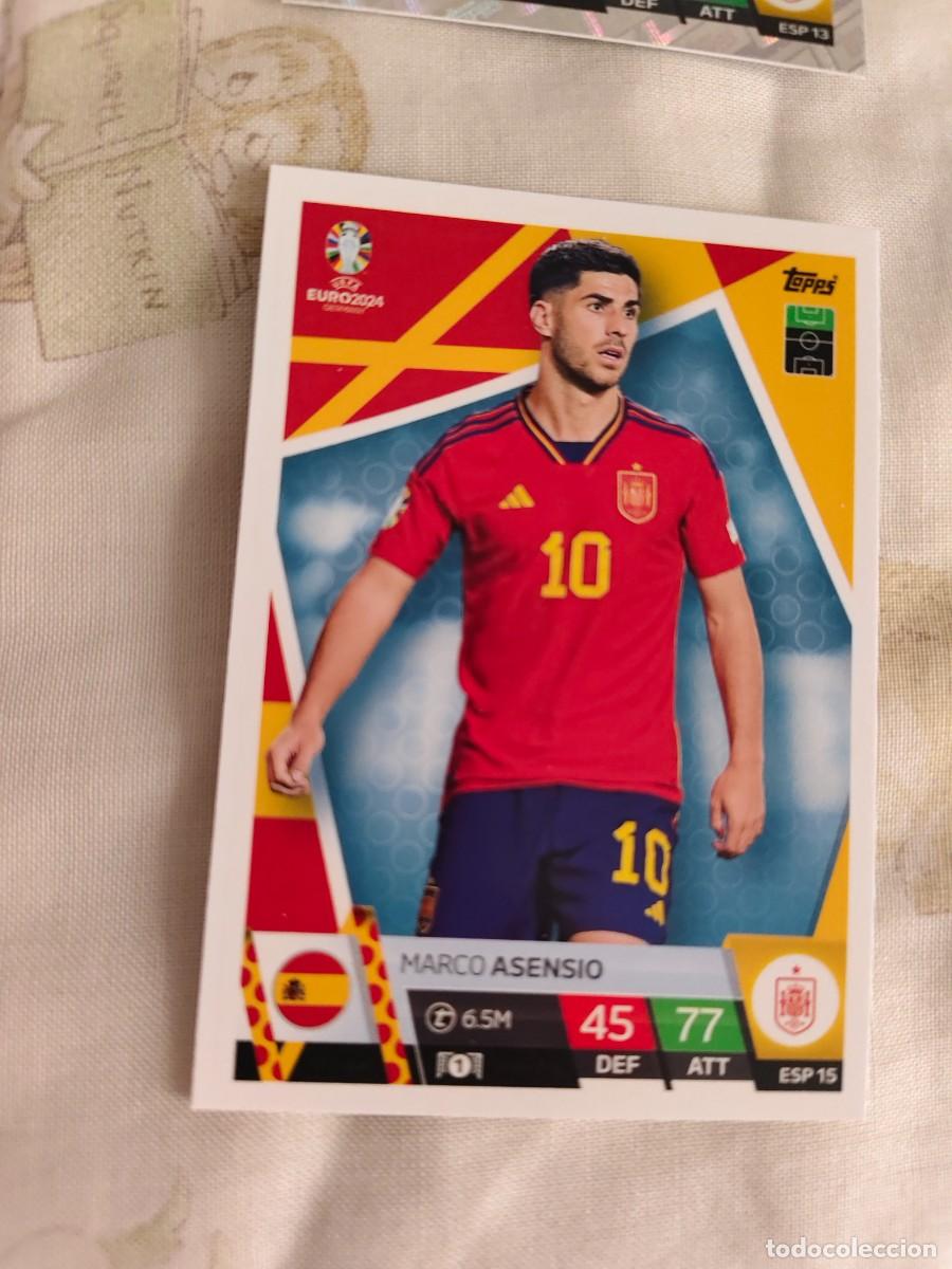 Cromos de f&uacute;tbol: ESP 15 ESP15 EURO 2024 TOPPS MARCO ASENSIO ESPA&Ntilde;A MATCH ATTAX 24 EUROCOPA