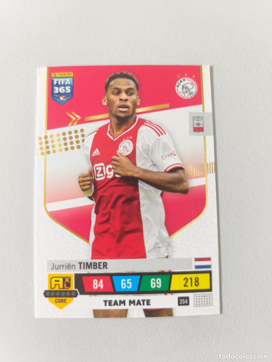 Figurine di Calcio: FIFA 365 ADRENALYN XL 2023 AJAX JURRIEN TIMBER 354 ALB FIFA