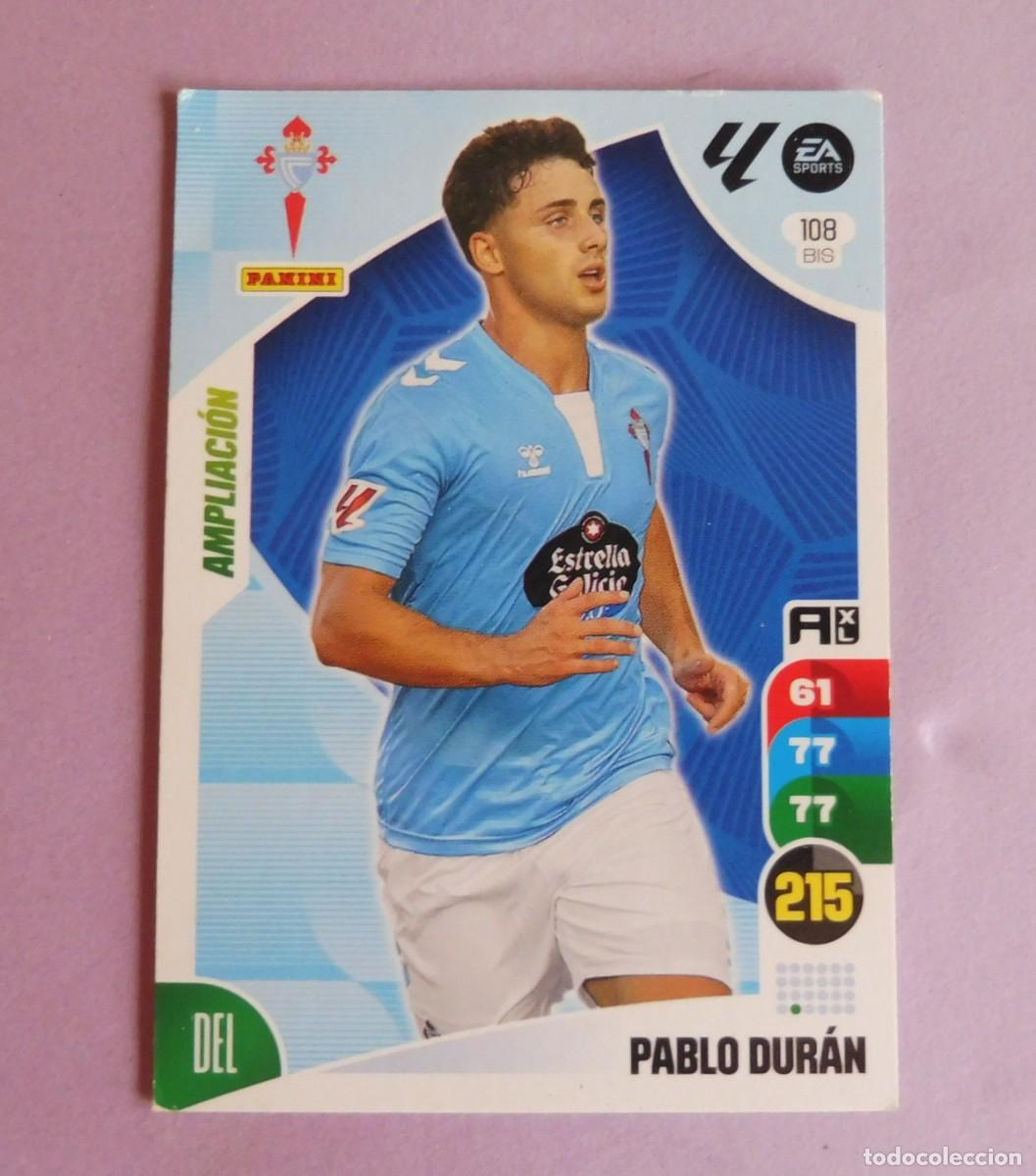 Football Stickers: CROMO PANINI ADRENALYN - LIGA SANTANDER 2024/25 - N&Uacute;M 108bis - PABLO DUR&Aacute;N