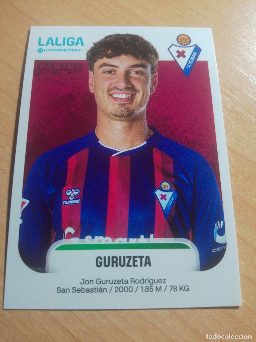 Cromos de f&uacute;tbol: 207 GURUZETA DEL EIBAR 2&ordf; DIVISION HYPERMOTION 25 26 PANINI 2025 2026 NUEVO