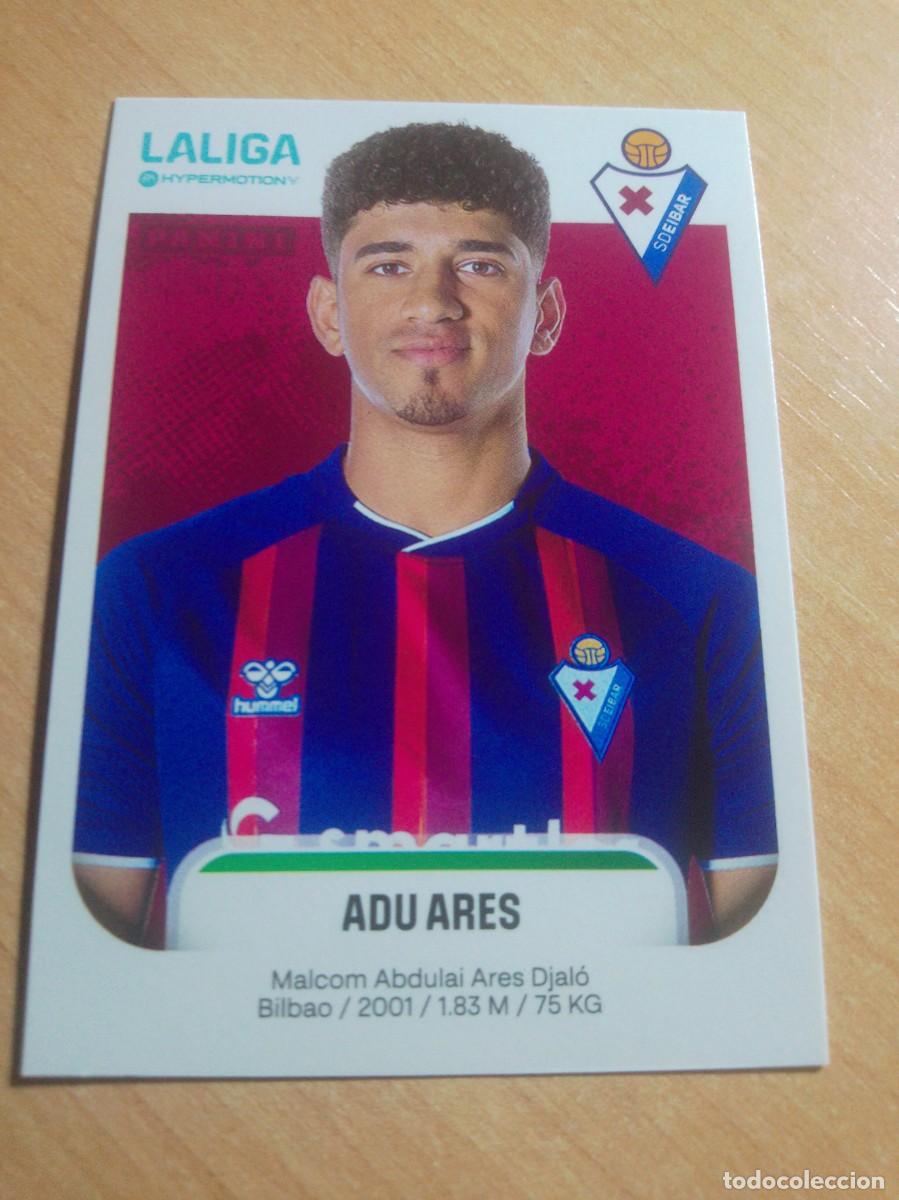 Cromos de f&uacute;tbol: 208 B ADU ARES DEL EIBAR 2&ordf; DIVISION HYPERMOTION 25 26 PANINI 2025 2026 NUEVO