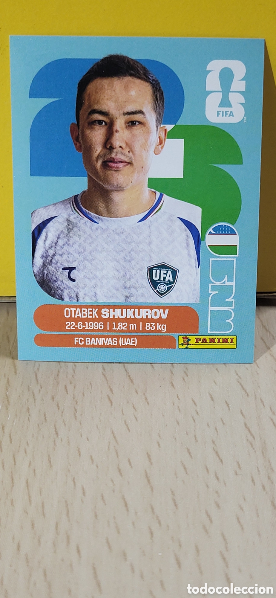 Cromos de F&uacute;tbol: SHUKUROV UZBEKISTAN UZB N&ordm; 11 FIFA WORLD CUP 2026 PANINI MUNDIAL FIFA WORLD CUP
