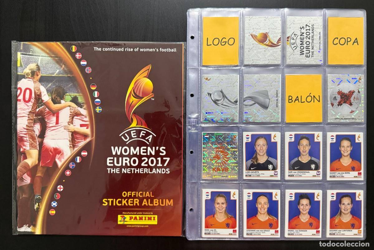 Cromos de Futebol: COLECCION COMPLETA Y SIN PEGAR CROMOS NUEVOS DE SOBRE EURO FEMENINA HOLANDA 2017 17 PANINI
