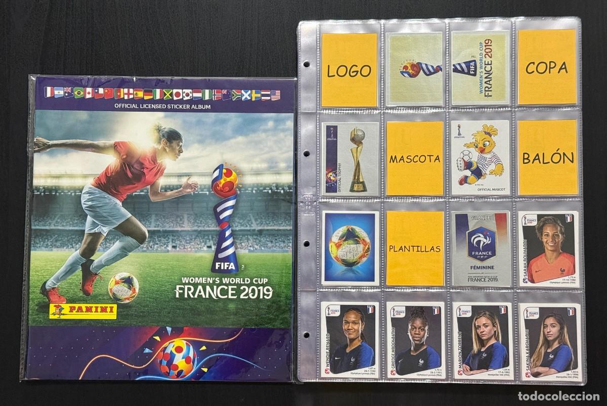Cromos de F&uacute;tbol: COLECCION COMPLETA Y SIN PEGAR + EXTRA PLATEADOS NUEVOS MUNDIAL FEMENINO FRANCIA 2019 19 PANINI