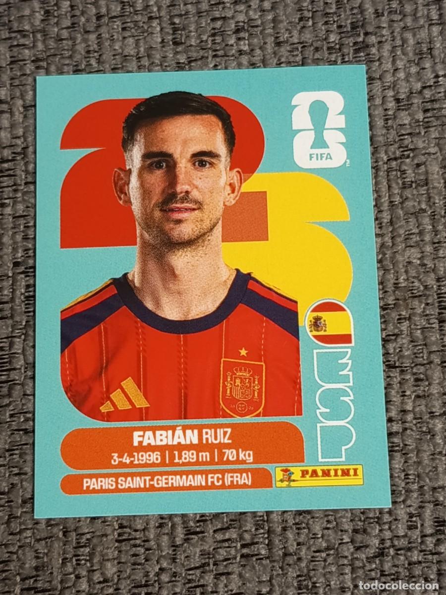 Cromos de F&uacute;tbol: FABIAN RUIZ ESP 12 STICKER MUNDIAL 2026 PANINI FIFA WORLD CUP NUEVO
