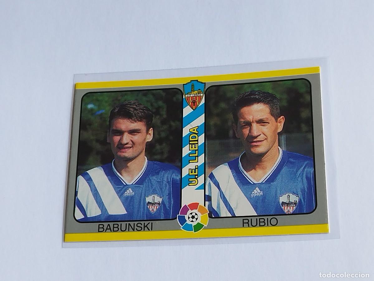 Cromos de F&uacute;tbol: BABUNSKI RUBIO #190 UE LLEIDA - MUNDICROMO FUTBOL TOTAL LA LIGA 1994 1995 - 2&ordf; DIVISION MC 94 95
