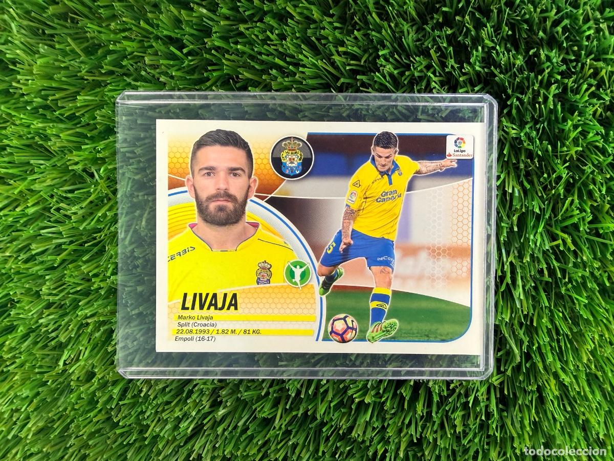 Cromos de F&uacute;tbol: N&ordm; 22 Livaja &Uacute;ltimos Fichajes UD Las Palmas Liga Este 16 17