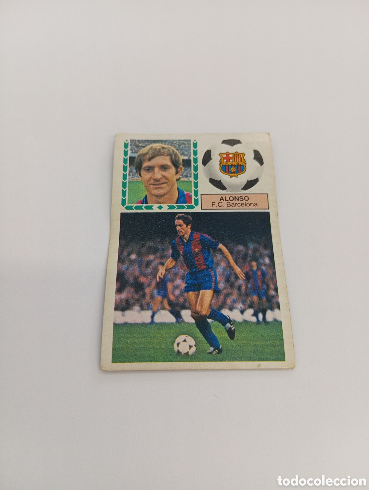 Cromos de F&uacute;tbol: ALONSO Barcelona Liga Este 1983 1984 Panini 83 84 NUEVO NUNCA PEGADO